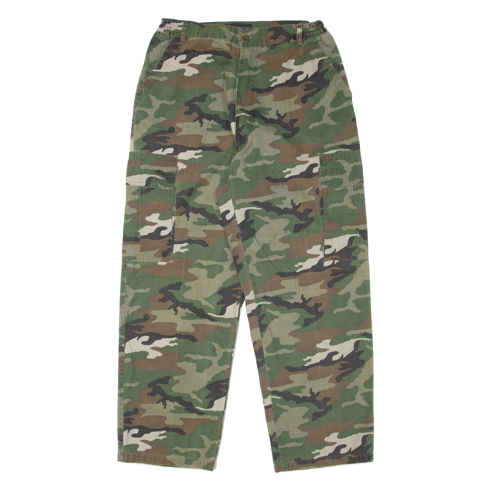 KAILIKELANG Camo Cargo Womens Trousers Green Relaxed Tapered W28 L26 Refurbished - N/A refurbished available on Cerqular
