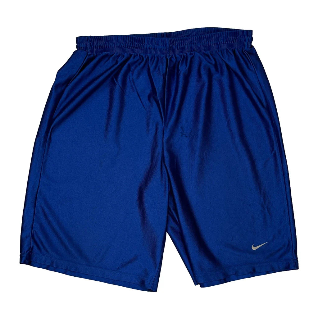 Buy Nike Sport Shorts - Small Blue Polyester Refurbished - $40.19 Nike Sport Shorts - Small Blue Polyester Refurbished - Thrifted (note: this is a term often used to describe second- refurbished available on Cerqular
