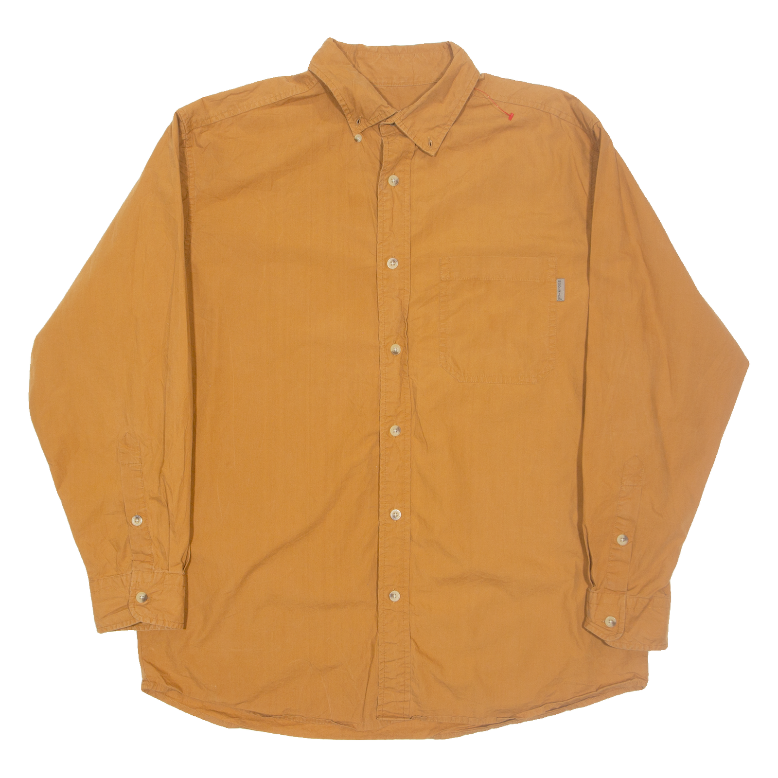 WOOLRICH Mens Plain Shirt Brown Long Sleeve L Refurbished - N/A refurbished available on Cerqular