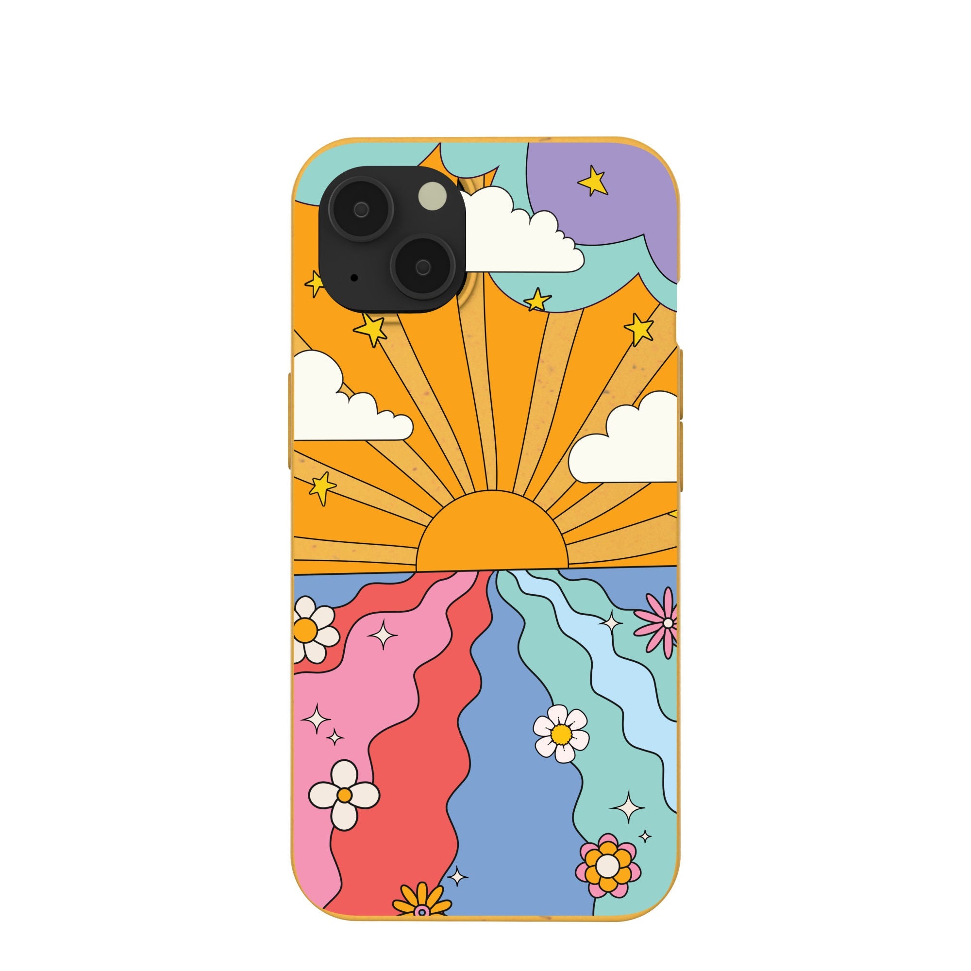 Honey Into the Sunset iPhone 13 Case Refurbished - Pela Case refurbished available on Cerqular