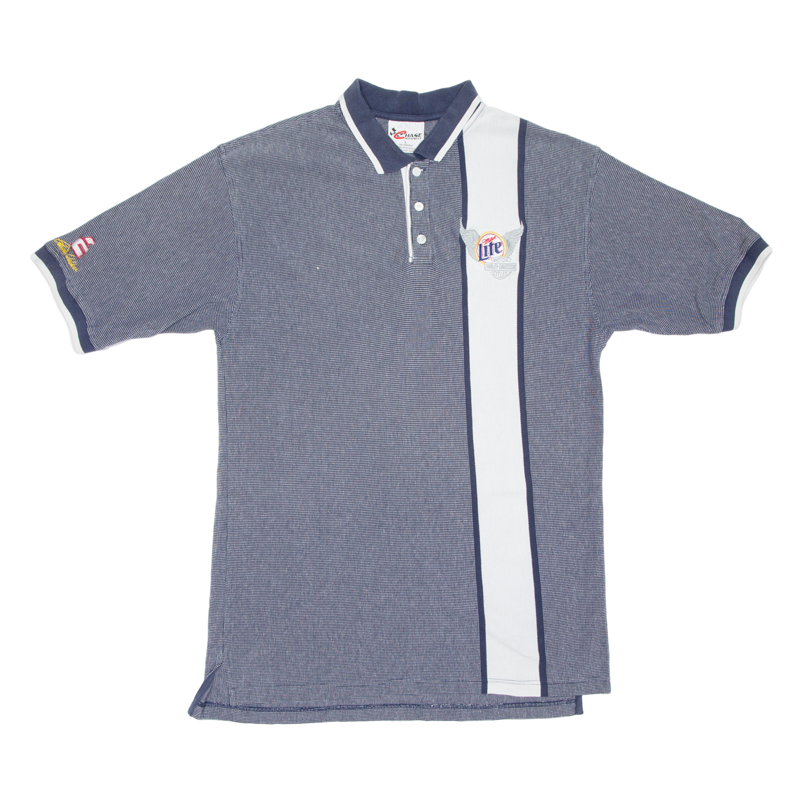 CHASE AUTHENTICS Harley Davidson Mens Polo Shirt Blue L Refurbished - N/A refurbished available on Cerqular