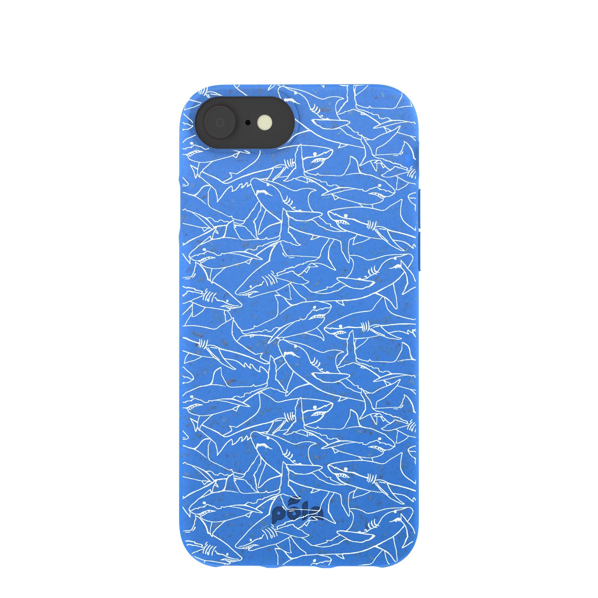 Buy Electric Blue Shark Frenzy iPhone 6/6s/7/8/SE Case Refurbished - $52.00 Electric Blue Shark Frenzy iPhone 6/6s/7/8/SE Case Refurbished - Pela Case refurbished available on Cerqular