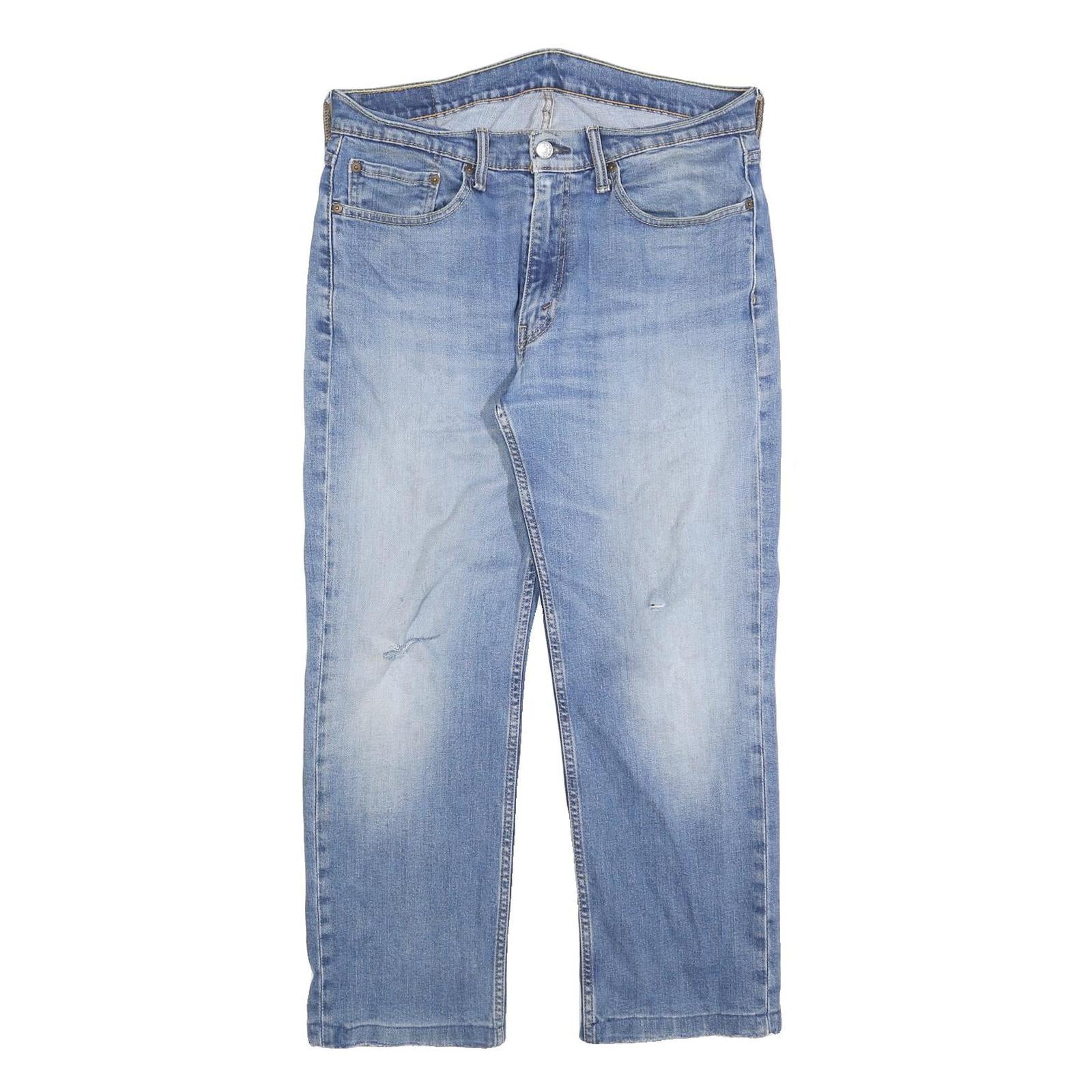 LEVI'S 514 Classic Mens Jeans Blue Classic Straight Denim Medium W33 L26 Zip Zip Refurbished - N/A refurbished available on Cerqular