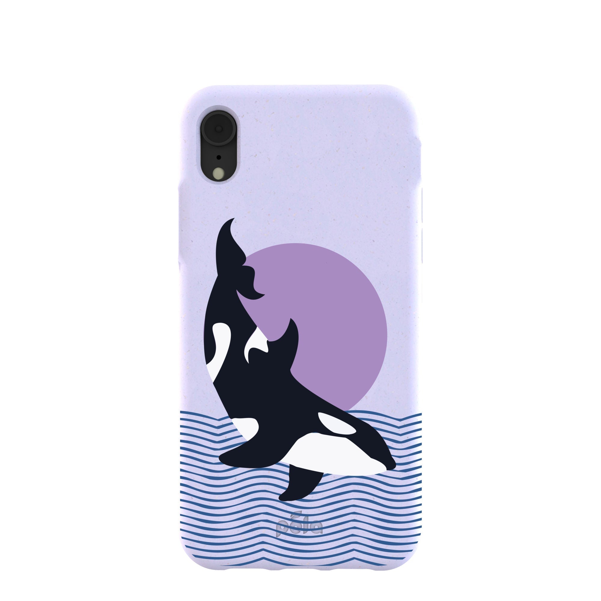 Lavender Orca iPhone XR Case Refurbished - Pela Case refurbished available on Cerqular