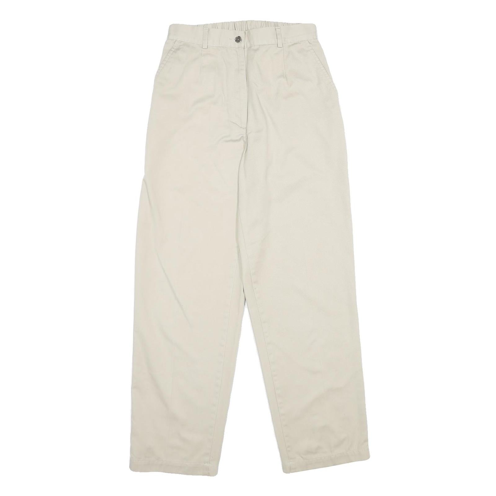 Buy LL BEAN Womens Cotton Blend Cream Regular Fit Straight Leg Trousers W26 L30 Refurbished - $41.59 LL BEAN Womens Cotton Blend Cream Regular Fit Straight Leg Trousers W26 L30 Refurbished - N/A refurbished available on Cerqular