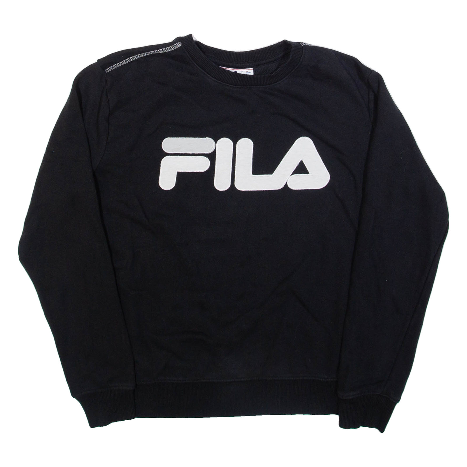 FILA Womens Sweatshirt Black S Refurbished - N/A refurbished available on Cerqular