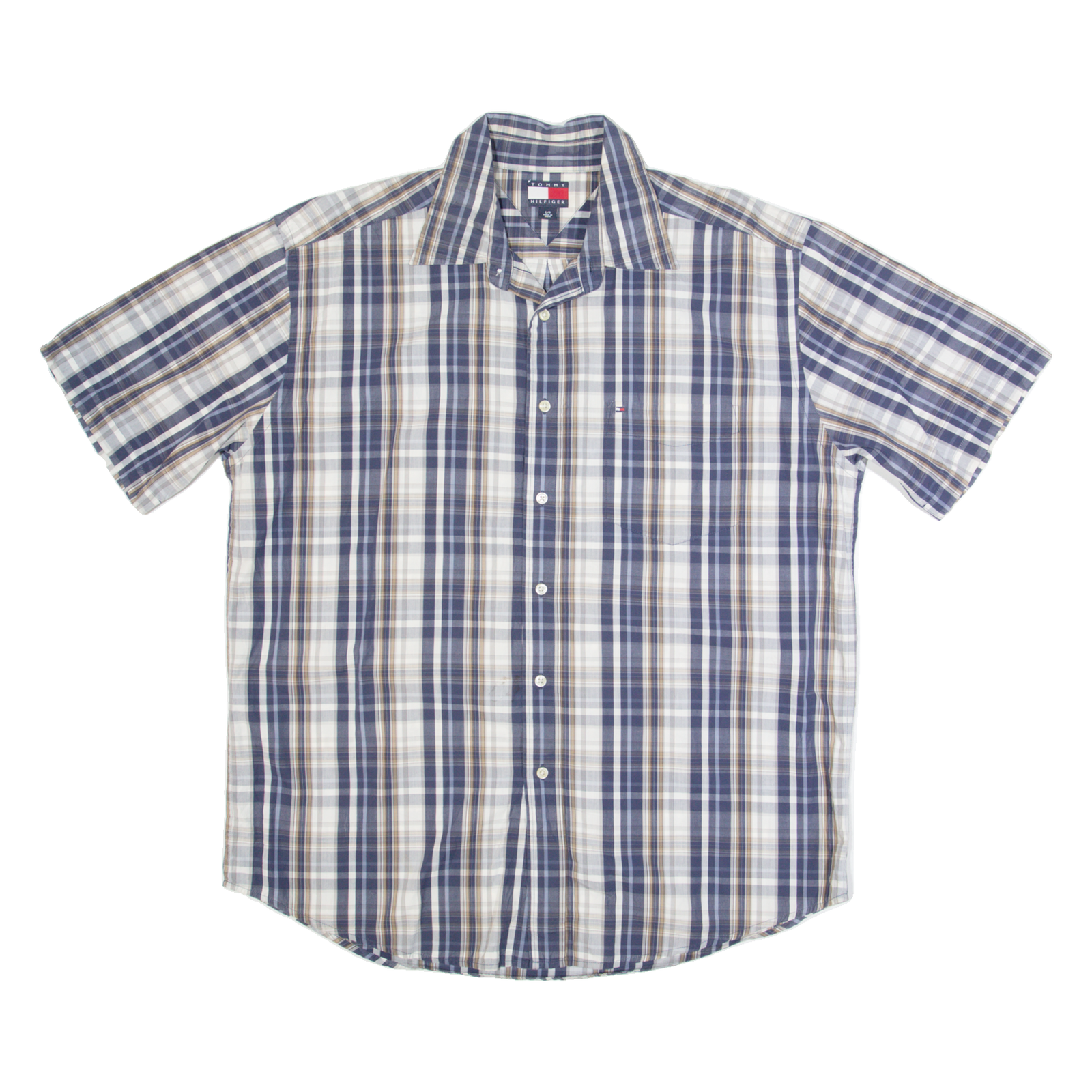 Buy TOMMY HILFIGER Mens Shirt Blue Check L Refurbished - $31.19 TOMMY HILFIGER Mens Shirt Blue Check L Refurbished - N/A refurbished available on Cerqular