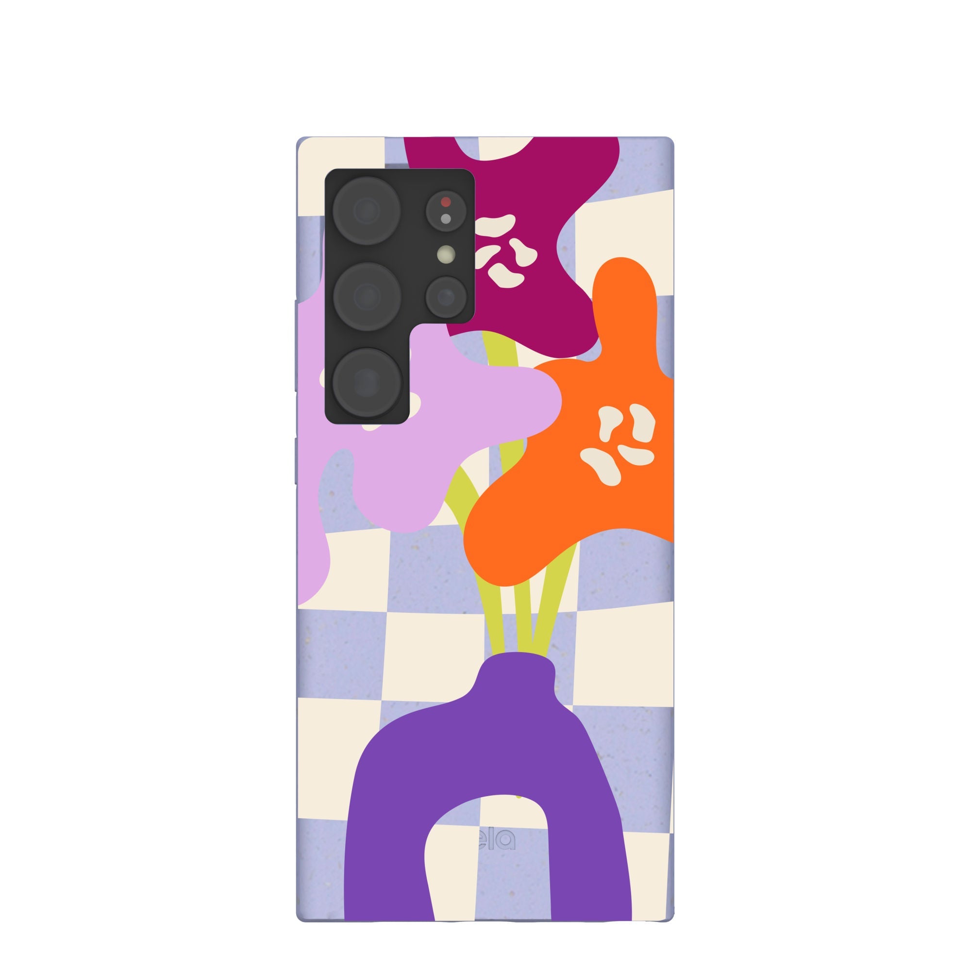 Lavender Bright Blooms Samsung Galaxy S24 Ultra Case Refurbished - Pela Case refurbished available on Cerqular