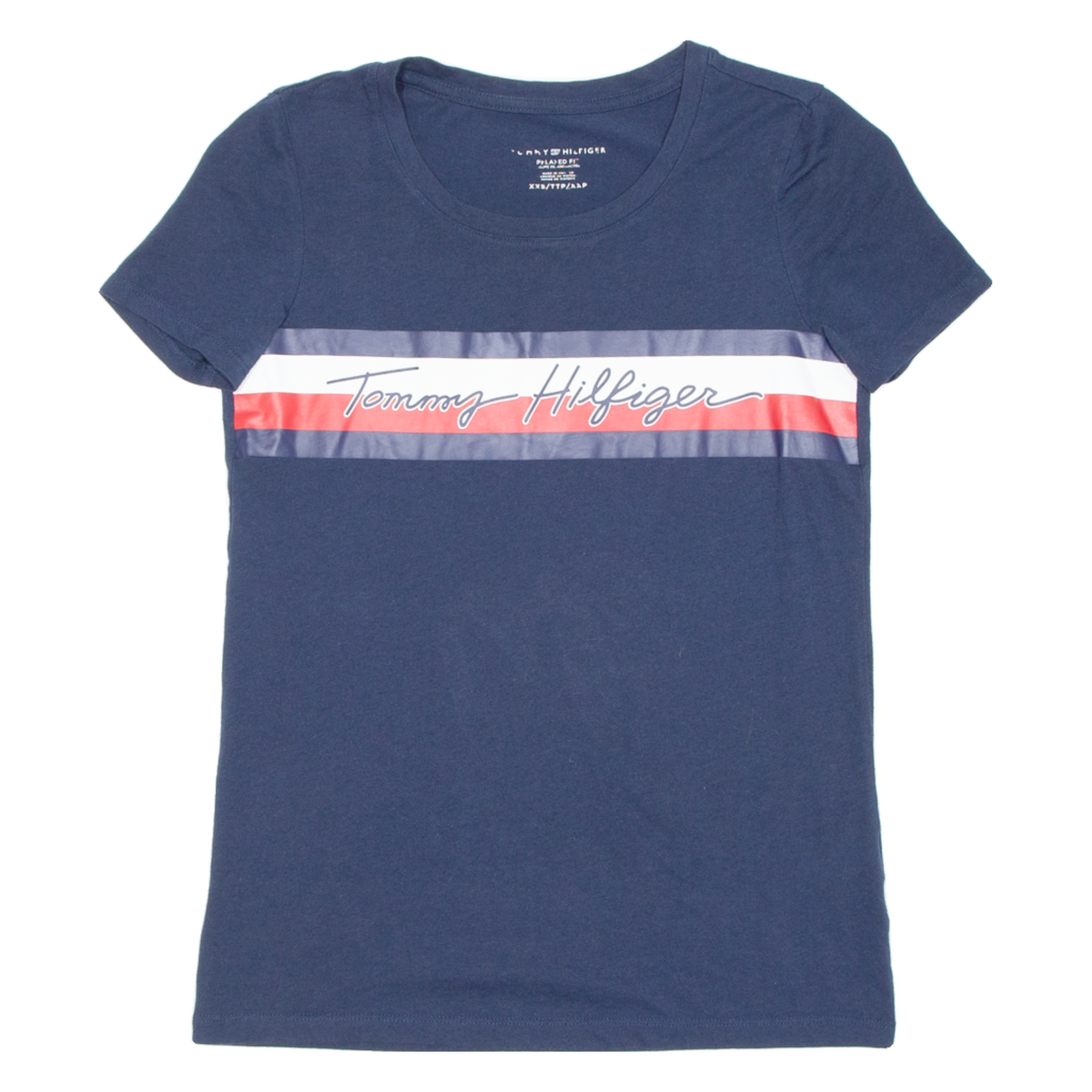 Buy TOMMY HILFIGER Relaxed Fit Womens T-Shirt Blue XXS Refurbished - $16.89 TOMMY HILFIGER Relaxed Fit Womens T-Shirt Blue XXS Refurbished - N/A refurbished available on Cerqular