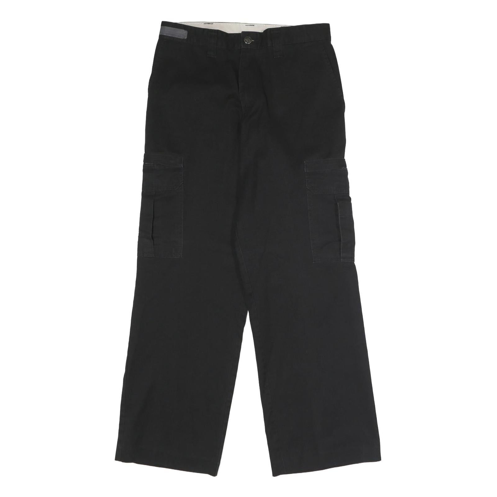 DICKIES Mens Black Polyester Blend Regular Straight Cargo Trousers W30 L30 Refurbished - N/A refurbished available on Cerqular