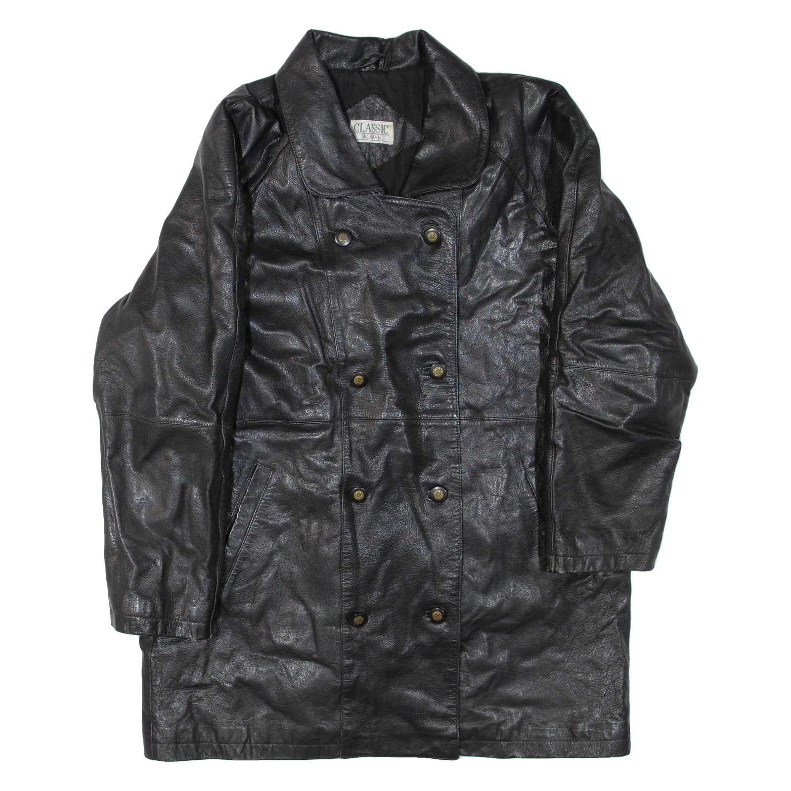 CLASSIC WOMEN Womens Jacket Black Leather L Refurbished - N/A refurbished available on Cerqular