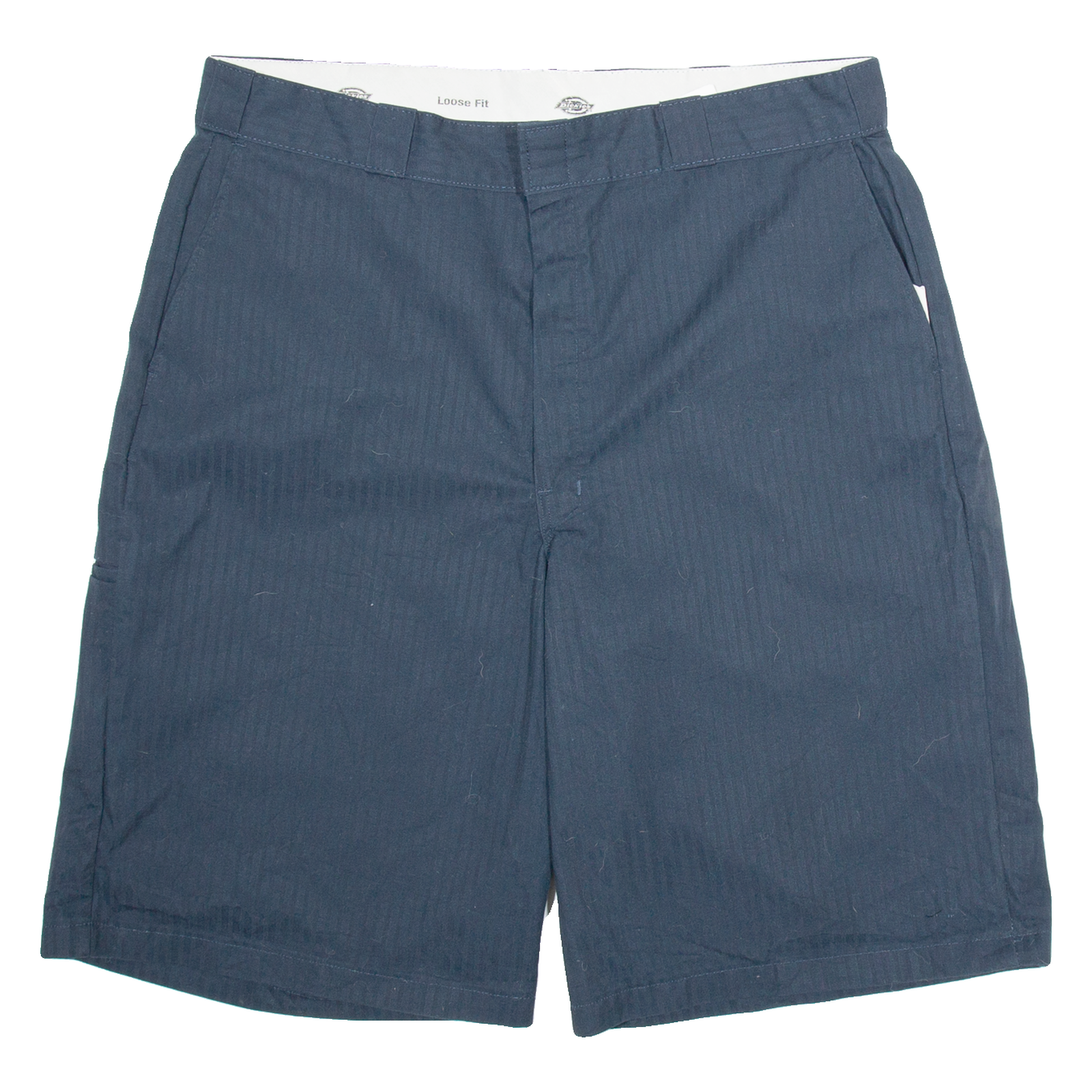 DICKIES Mens Workwear Shorts Blue Relaxed Striped 2XL W40 Refurbished - N/A refurbished available on Cerqular