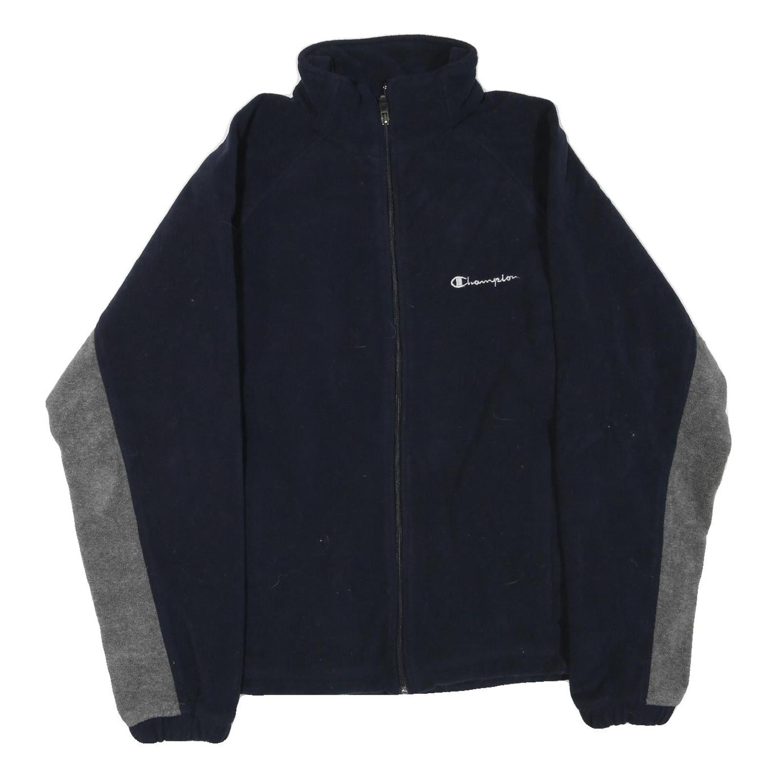 Buy CHAMPION Mens Navy & Grey Zip Jacket M Polyester Blend Colourblock Casual Refurbished - $36.39 CHAMPION Mens Navy & Grey Zip Jacket M Polyester Blend Colourblock Casual Refurbished - N/A refurbished available on Cerqular