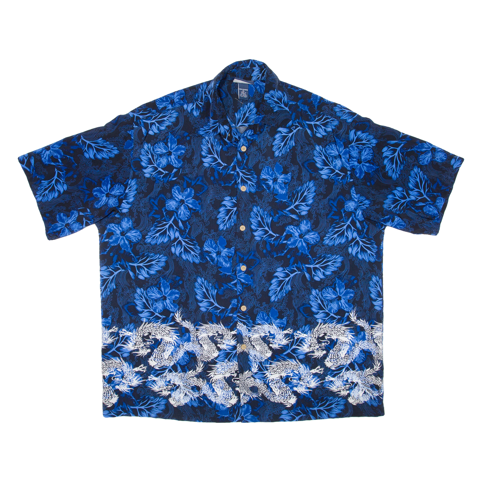 EXTREME GEAR Mens Hawaiian Shirt Blue Floral XL Refurbished - N/A refurbished available on Cerqular