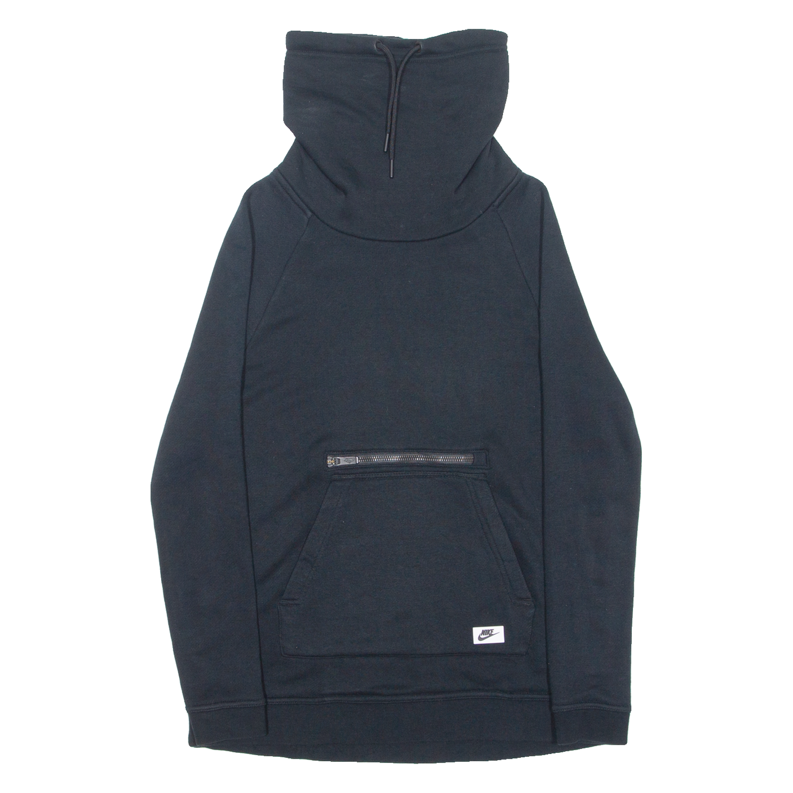 NIKE Womens Sweatshirt Black High Neck XS Refurbished - N/A refurbished available on Cerqular