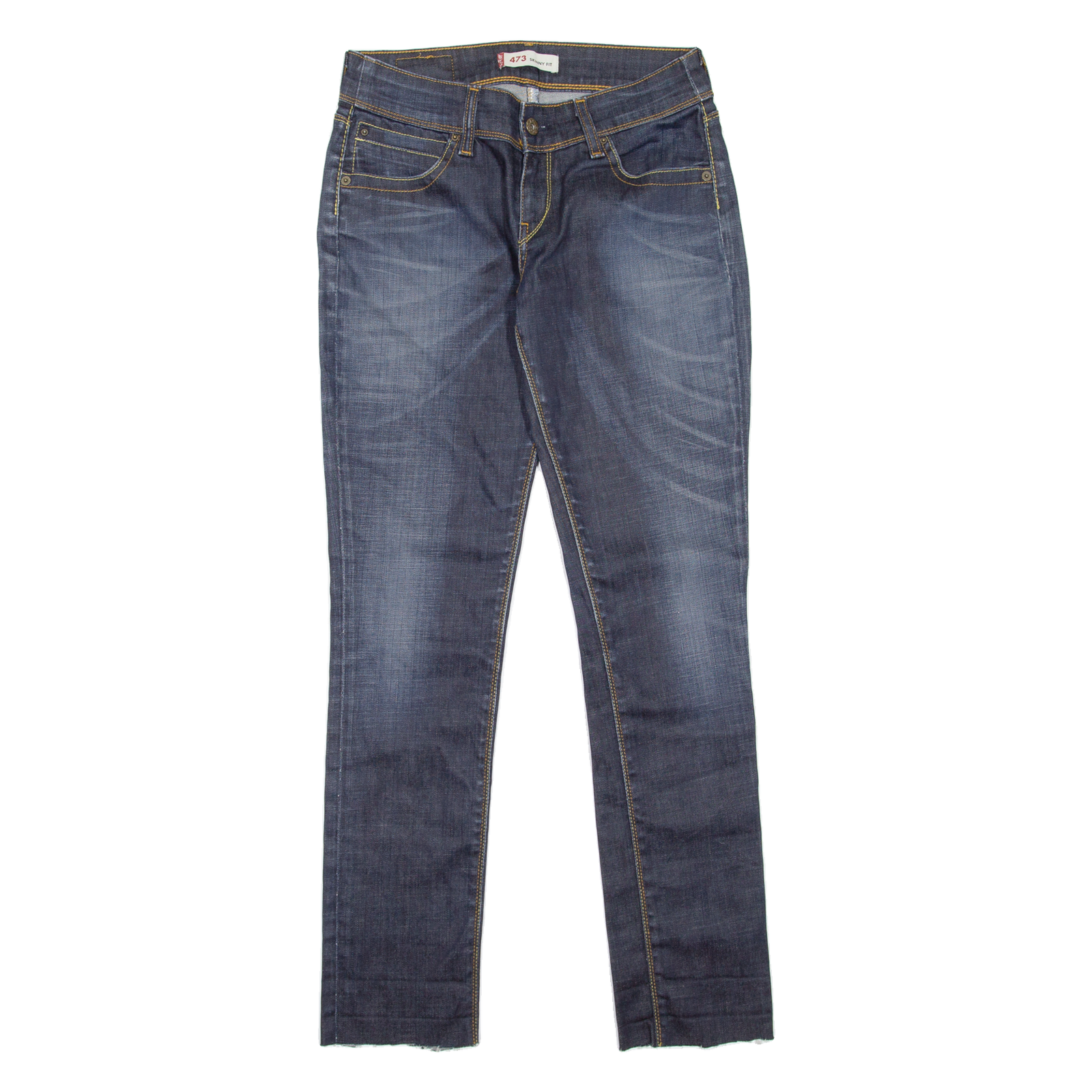 LEVI'S 473 Womens Jeans Blue Slim Skinny Stone Wash W31 L30 Refurbished - N/A refurbished available on Cerqular