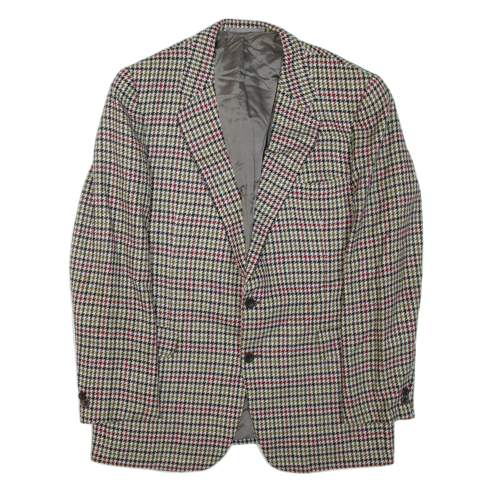 Mens Blazer Jacket Grey Houndstooth XL Refurbished - N/A refurbished available on Cerqular