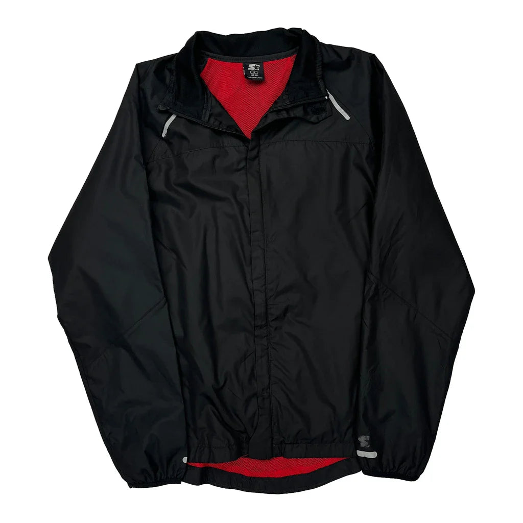 Starter Windbreaker - Small Red Polyester Refurbished - Thrifted (note: this is a term often used to describe second- refurbished available on Cerqular