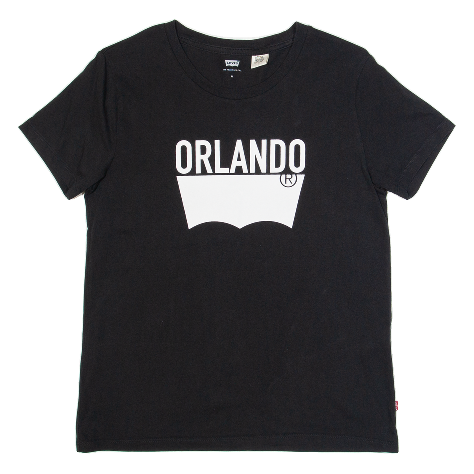 LEVI'S Orlando Womens T-Shirt Black USA M Refurbished - N/A refurbished available on Cerqular
