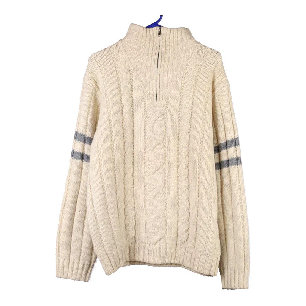 Unbranded Jumper - Large Beige Wool Blend Refurbished - Thrifted (note: this is a term often used to describe second- refurbished available on Cerqular