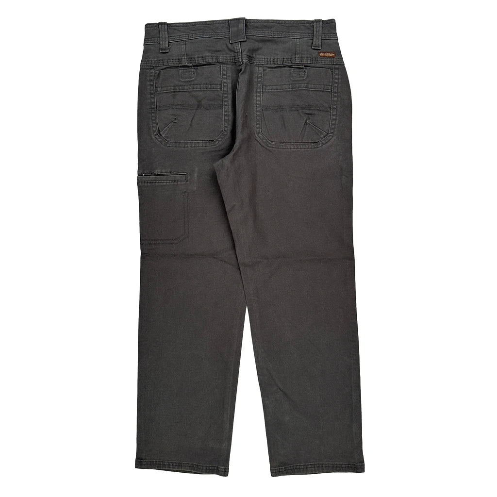 Legendary Cargo Trousers - 32W 29L Grey Cotton Refurbished - Thrifted (note: this is a term often used to describe second- refurbished available on Cerqular