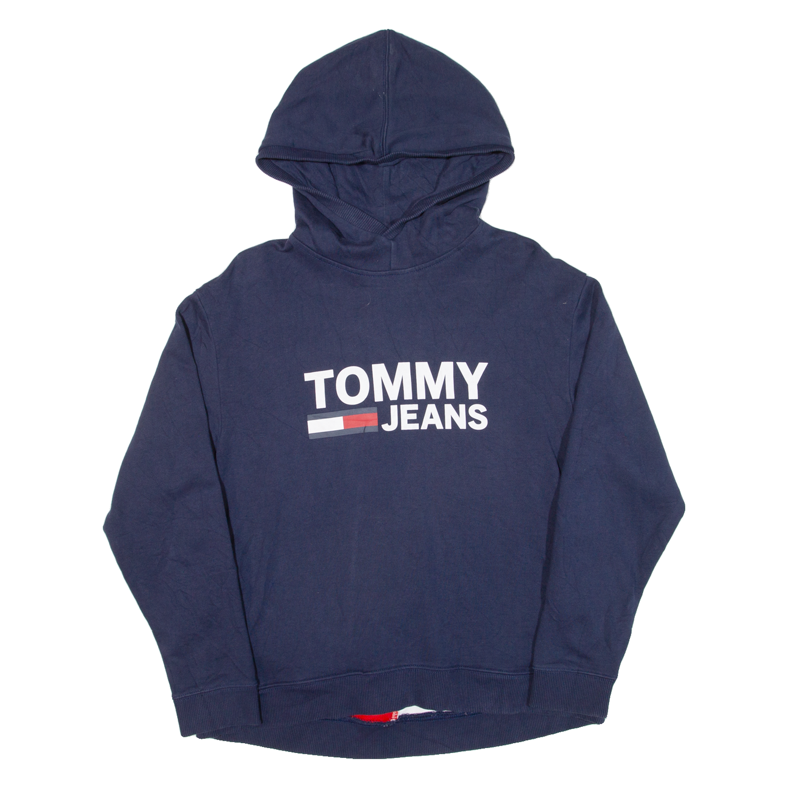 TOMMY JEANS Mens Blue Hoodie M Refurbished - N/A refurbished available on Cerqular
