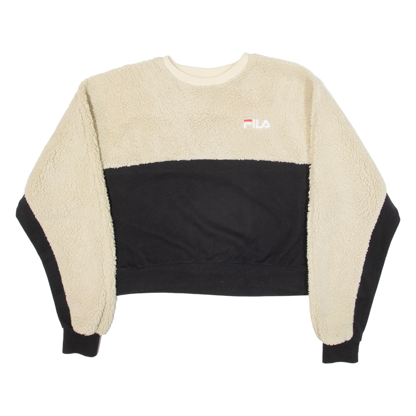 Buy FILA Cropped Womens Sweatshirt Black M Refurbished - $17.15 FILA Cropped Womens Sweatshirt Black M Refurbished - N/A refurbished available on Cerqular