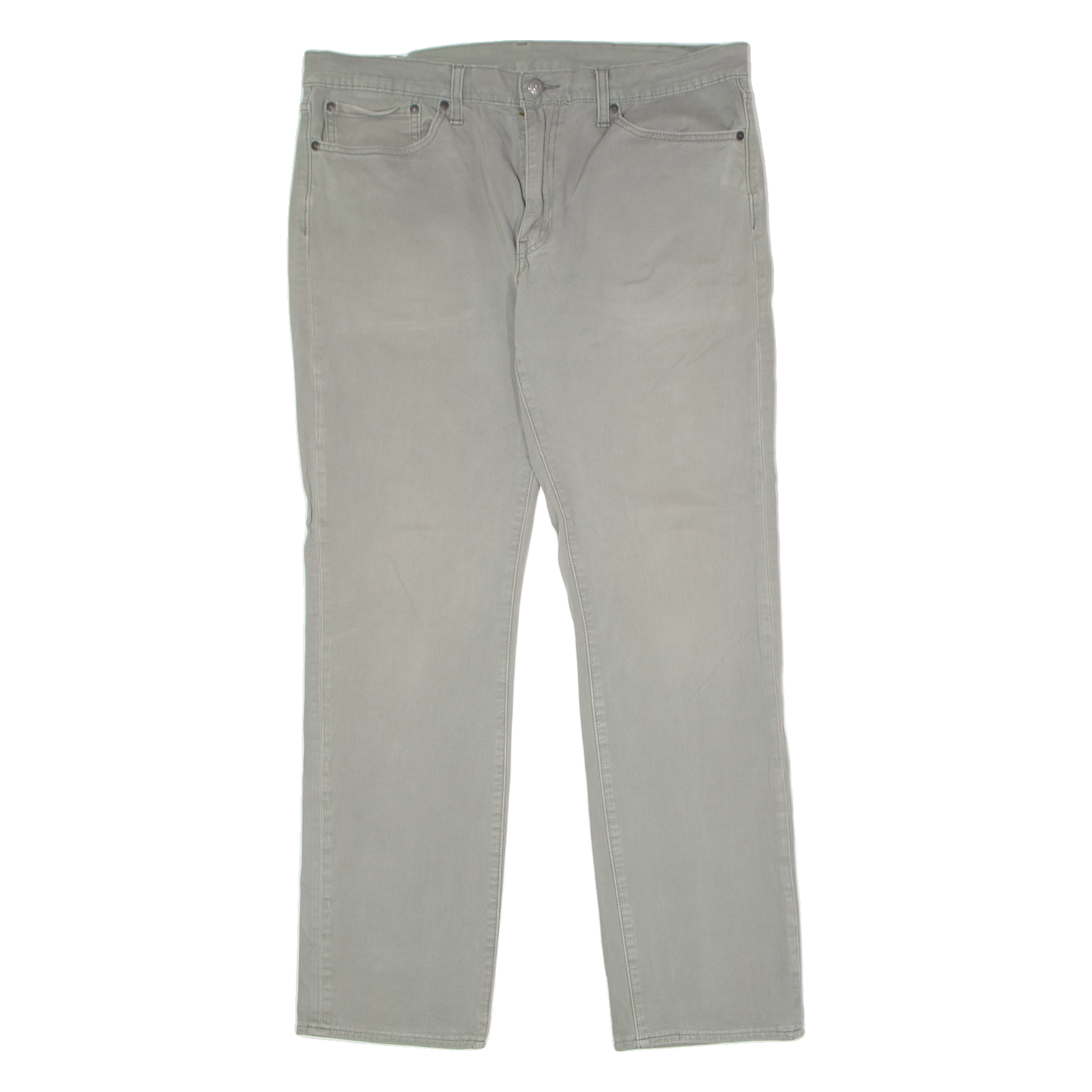LEVI'S 511 BIG E Mens Twill Trousers Grey Slim Straight W36 L31 Refurbished - N/A refurbished available on Cerqular