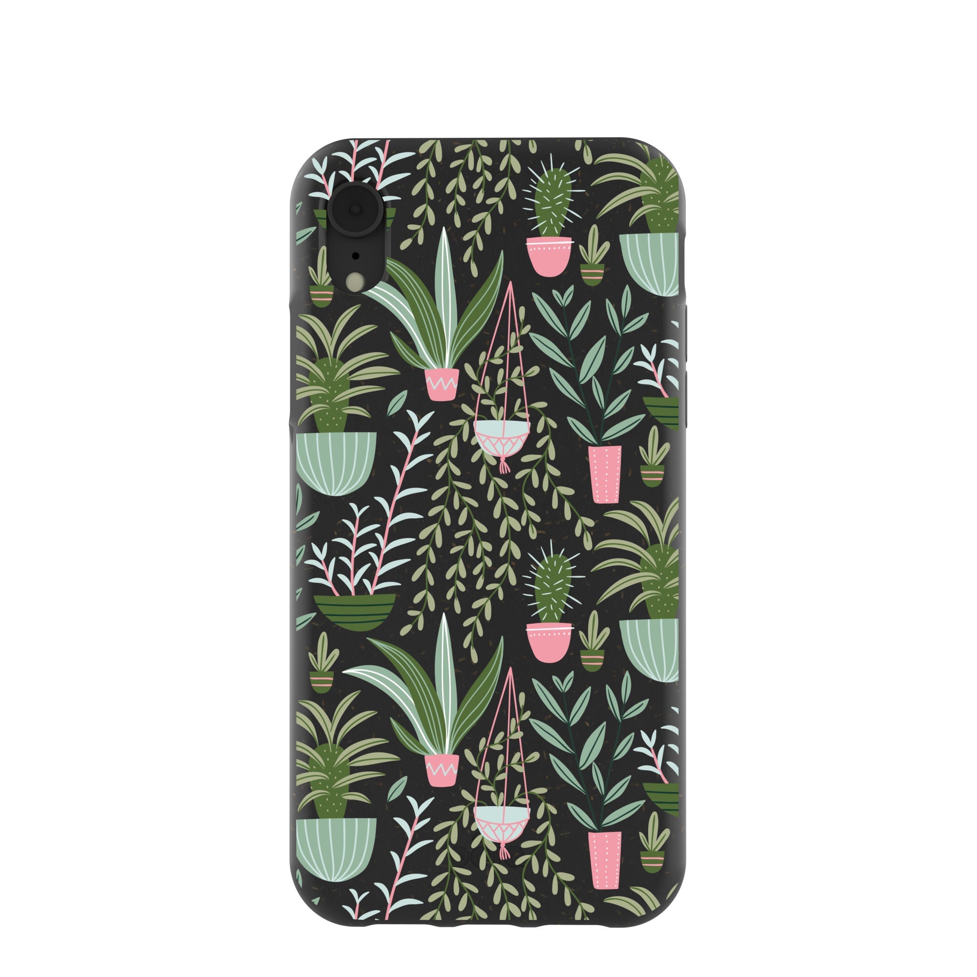 Black Indoor Garden iPhone XR Case Refurbished - Pela Case refurbished available on Cerqular