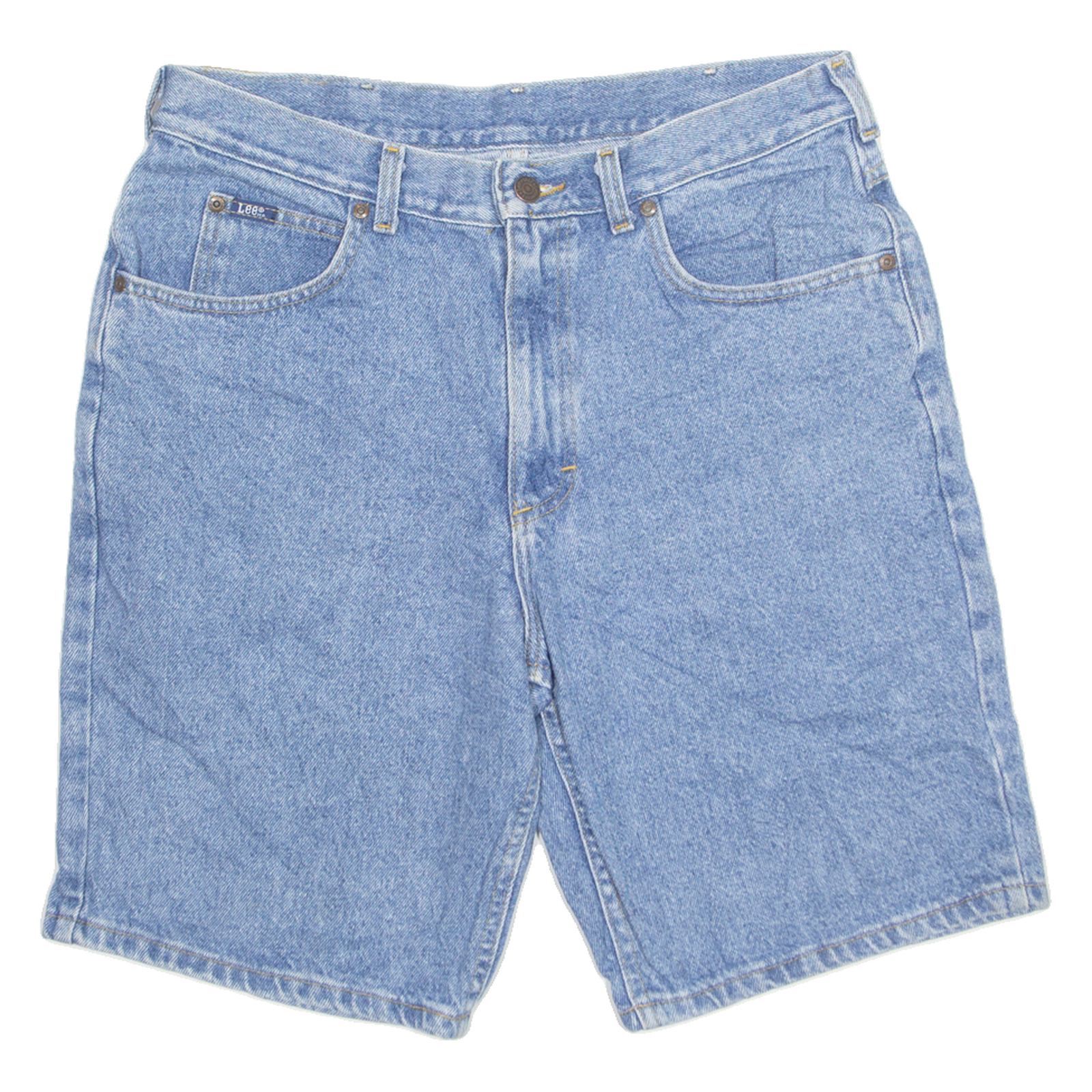 LEE Mens Denim Shorts Blue M W33 Refurbished - N/A refurbished available on Cerqular