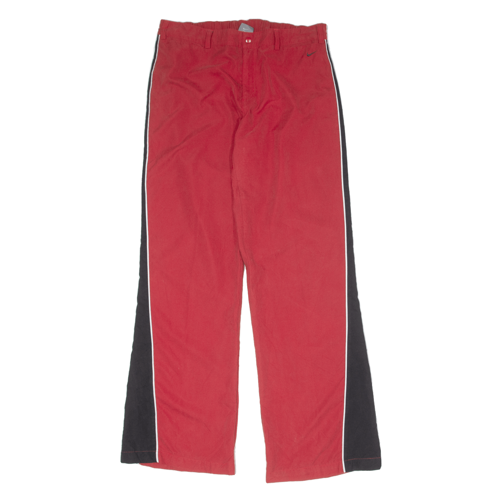 Buy NIKE Womens Track Pants Red Flared L W32 L32 Refurbished - $14.03 NIKE Womens Track Pants Red Flared L W32 L32 Refurbished - N/A refurbished available on Cerqular
