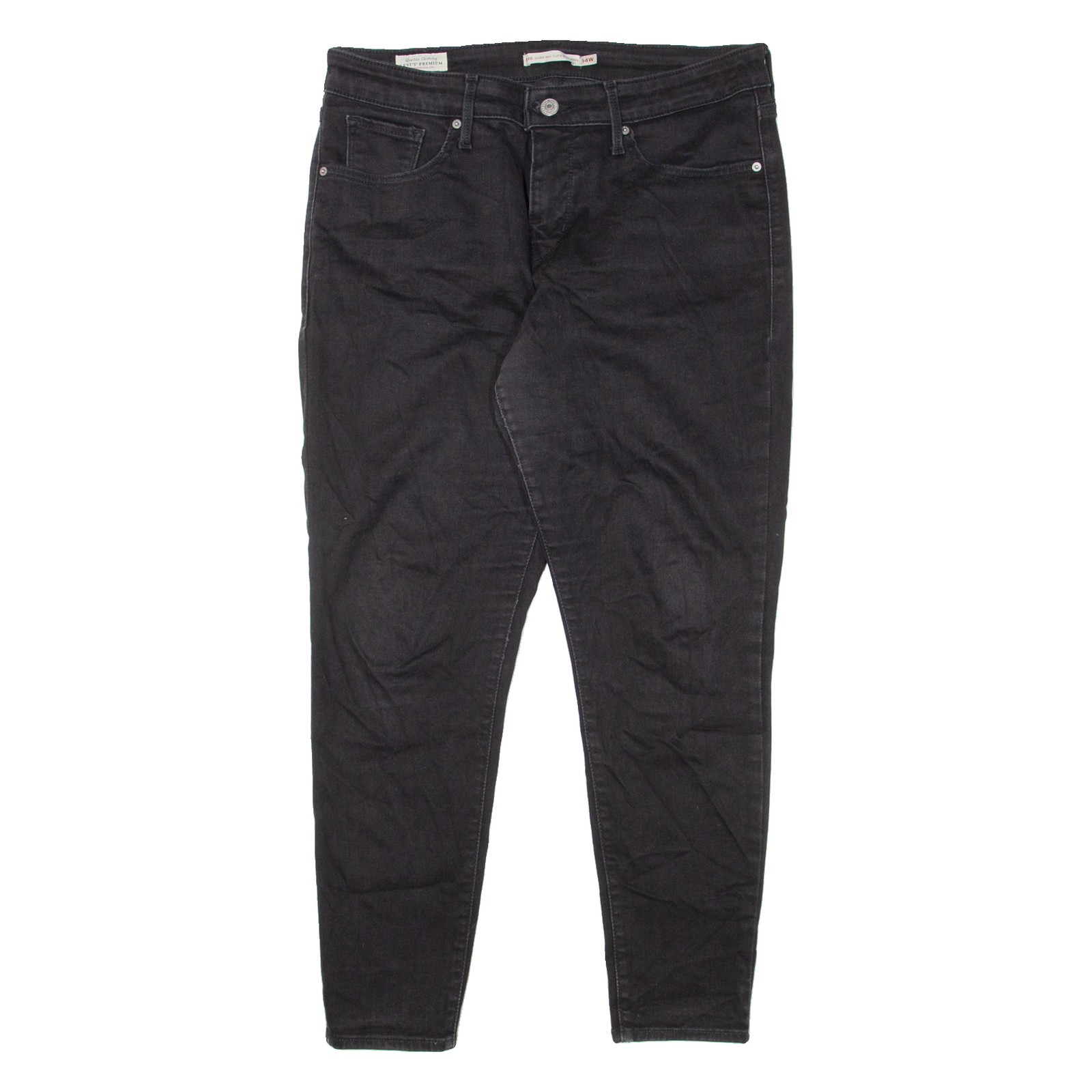 LEVI'S 310 Shaping BIG E Womens Jeans Black Slim Skinny W30 L26 Refurbished - N/A refurbished available on Cerqular
