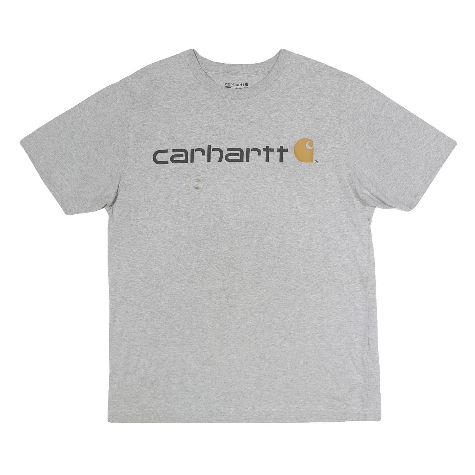 CARHARTT Mens Grey Cotton Blend Graphic T-Shirt M Short Sleeve Crew Neck Casual Refurbished - N/A refurbished available on Cerqular