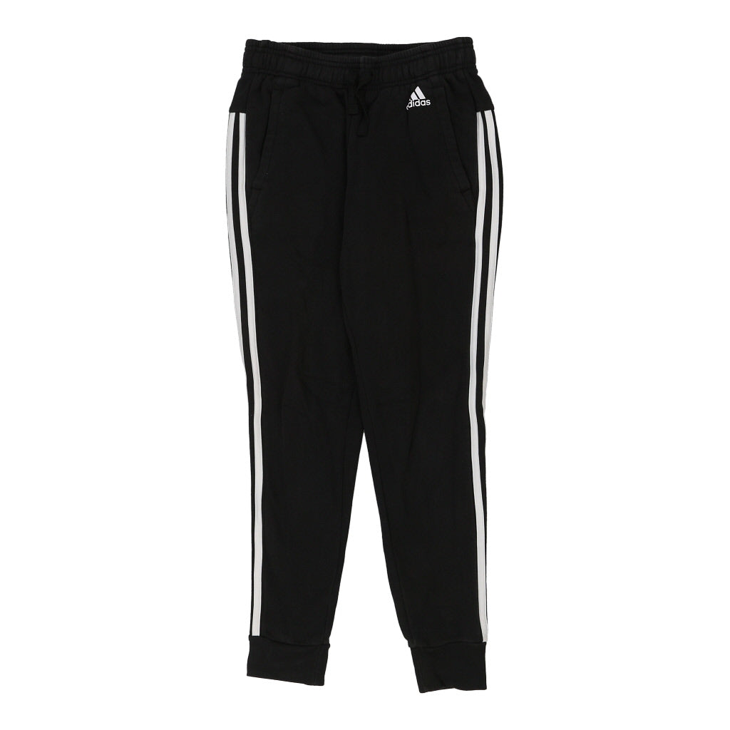 Adidas Joggers - XS Black Cotton Blend Refurbished - Thrifted (note: this is a term often used to describe second- refurbished available on Cerqular