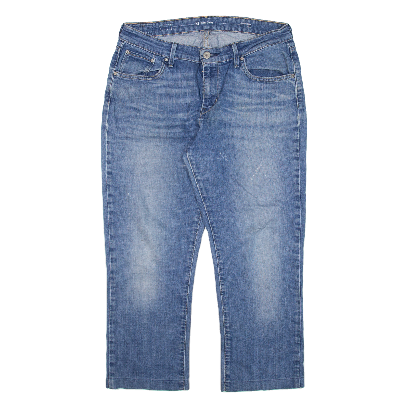 LEVI'S Classic Rise Womens Jeans Blue Slim Straight W31 L22 Refurbished - N/A refurbished available on Cerqular