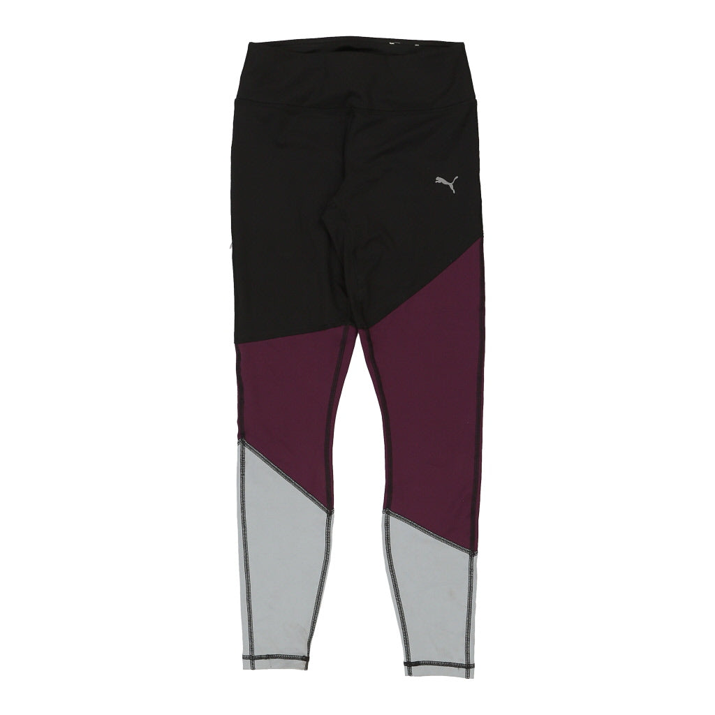 Puma Leggings - XS Block Colour Polyester Refurbished - Thrifted (note: this is a term often used to describe second- refurbished available on Cerqular