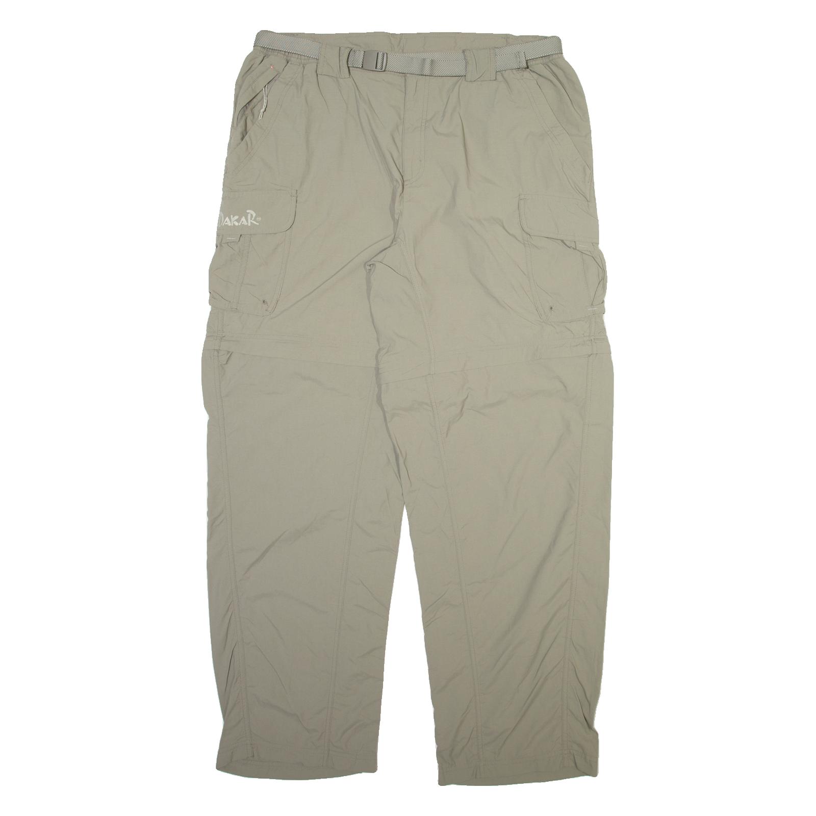 DAKAR Detachable Legs Mens Trousers Beige Relaxed Straight W36 L32 Refurbished - N/A refurbished available on Cerqular