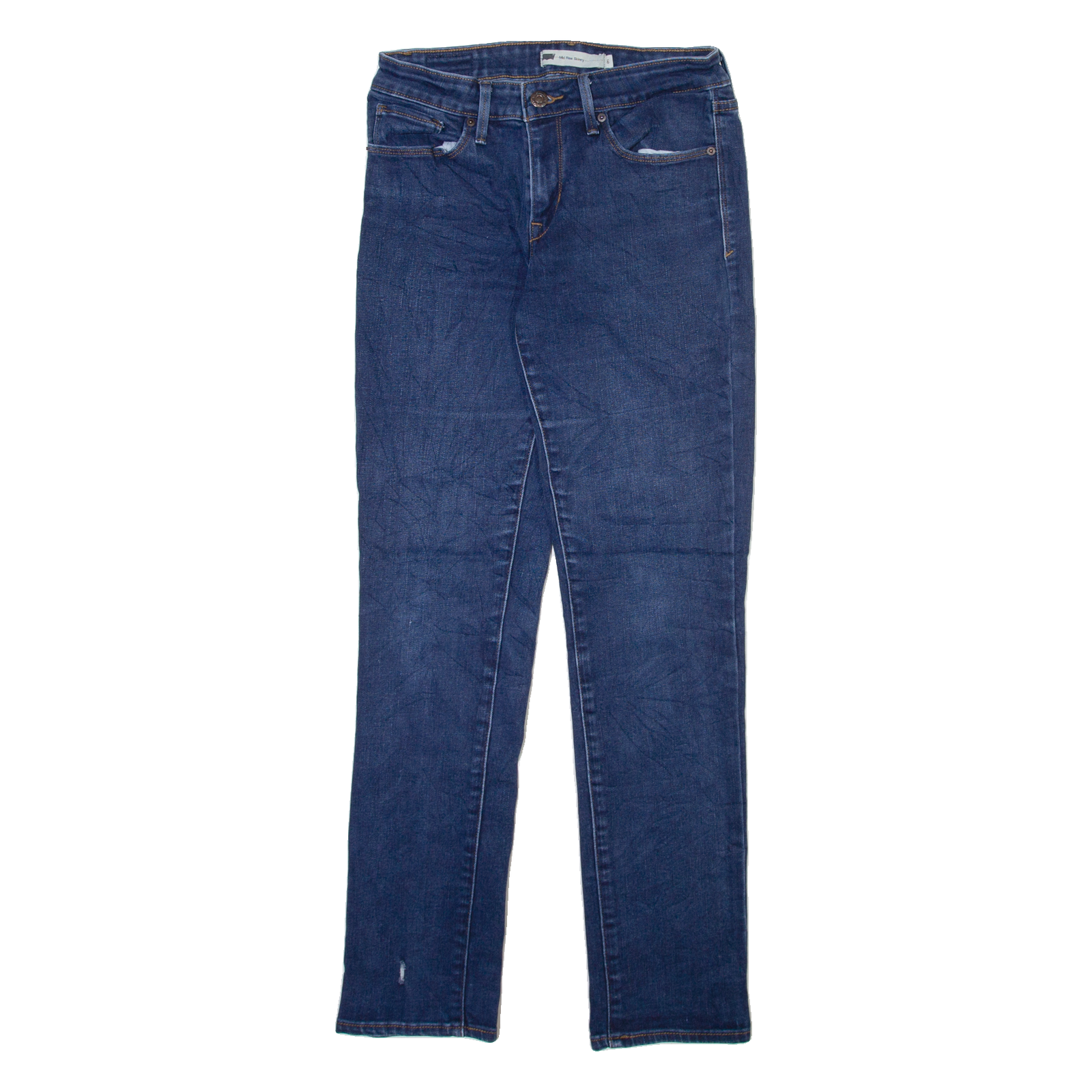 LEVI'S Womens Jeans Blue Slim Skinny W28 L29 Refurbished - N/A refurbished available on Cerqular