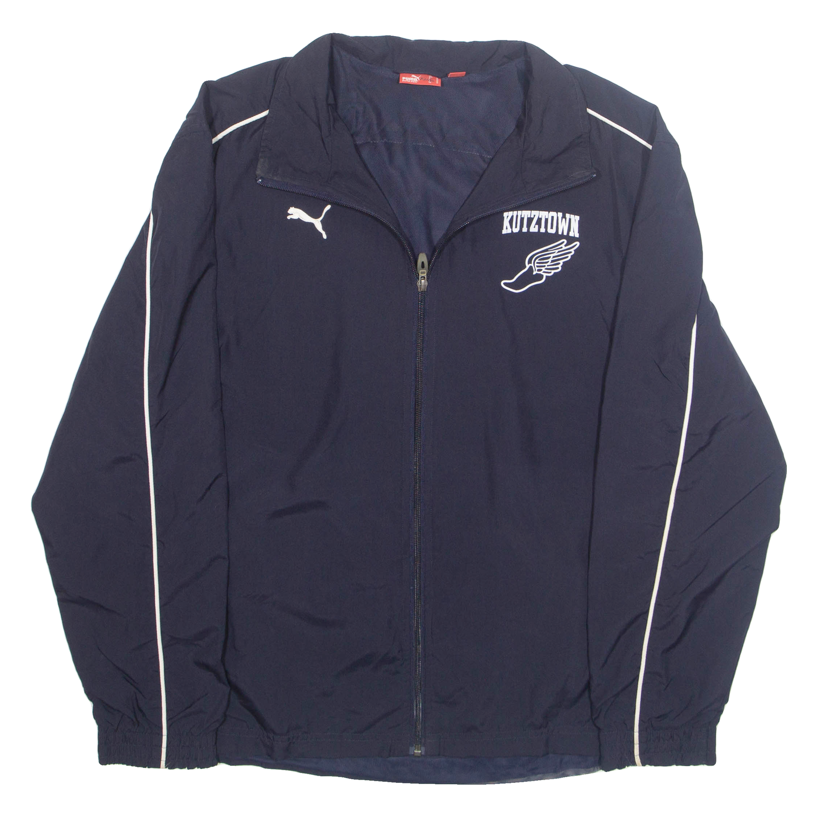 PUMA Mens Track Jacket Blue M Refurbished - N/A refurbished available on Cerqular