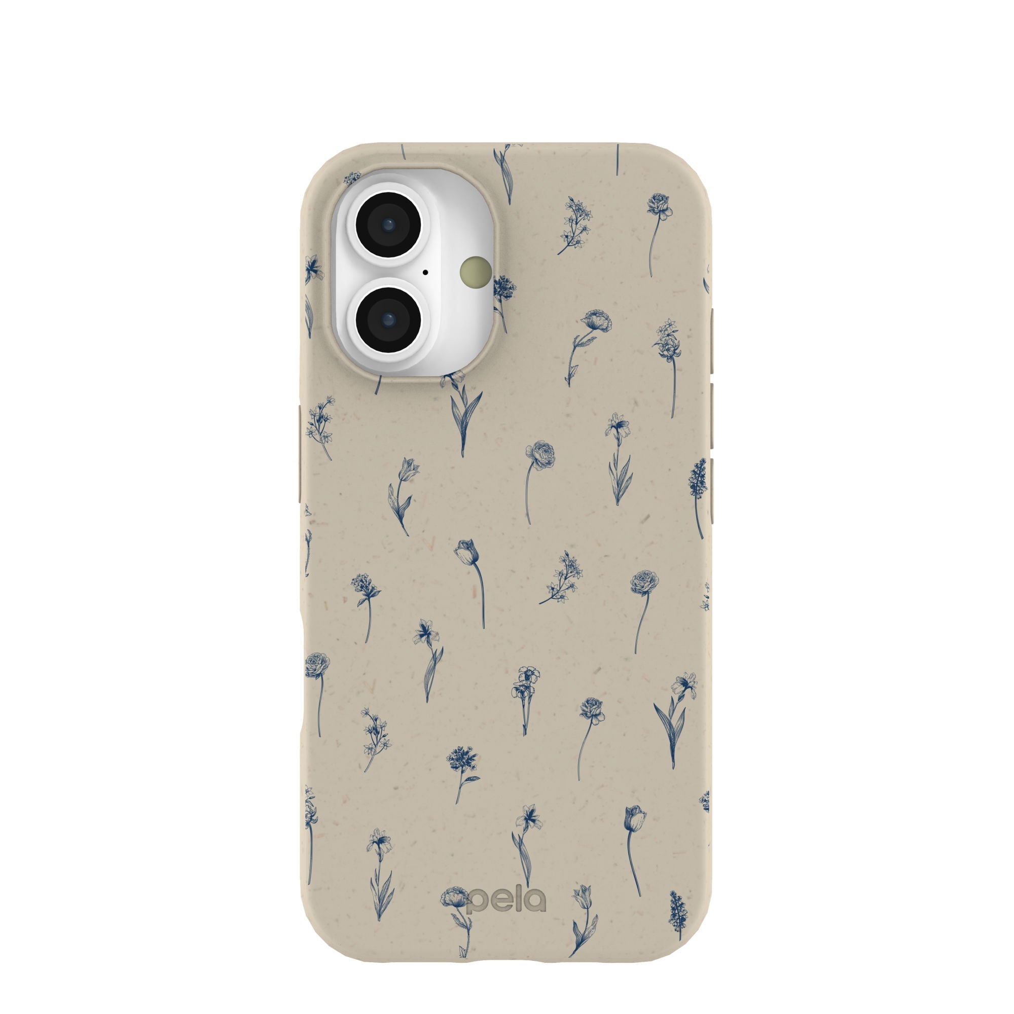 London Fog Petite Perennials iPhone 16 Case Refurbished - Pela Case refurbished available on Cerqular