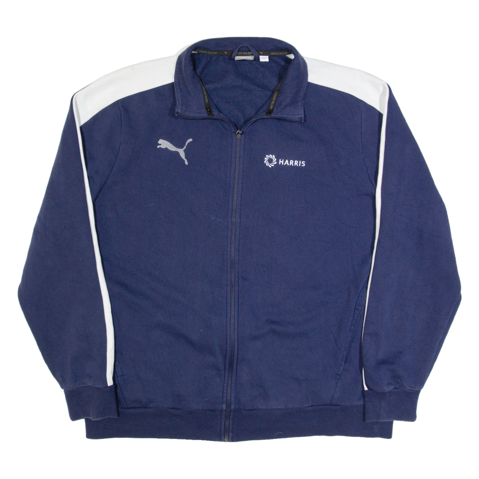 PUMA Harris Mens Track Jacket Blue 2XL Refurbished - N/A refurbished available on Cerqular