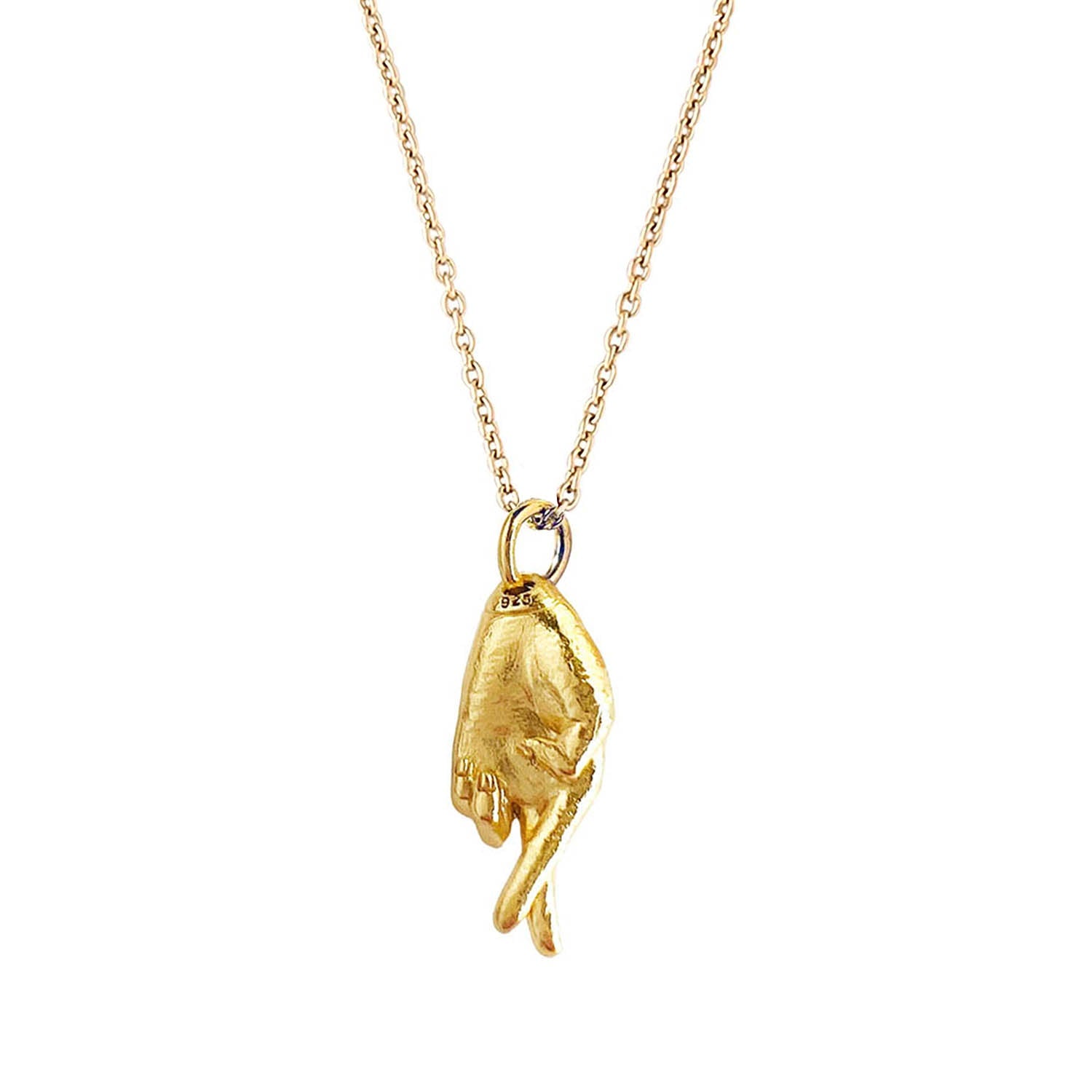 Good Luck Charm Necklace Gold | Size: .75 inch Charm + 18 inch Chain Refurbished - N/A (There is no well-known brand by the name "A refurbished available on Cerqular