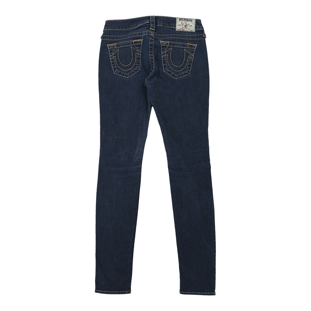 True Religion Skinny Jeans - 28W UK 6 Blue Cotton Refurbished - Thrifted (note: this is a term often used to describe second- refurbished available on Cerqular