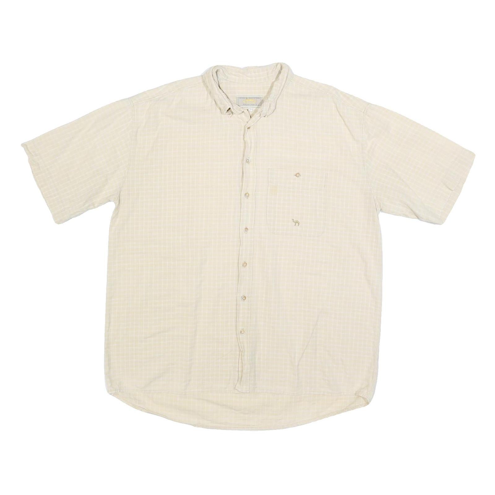 Buy CAMEL Mens Beige Short Sleeve Cotton Blend Shirt L Casual Button Pocket Refurbished - $25.99 CAMEL Mens Beige Short Sleeve Cotton Blend Shirt L Casual Button Pocket Refurbished - N/A refurbished available on Cerqular