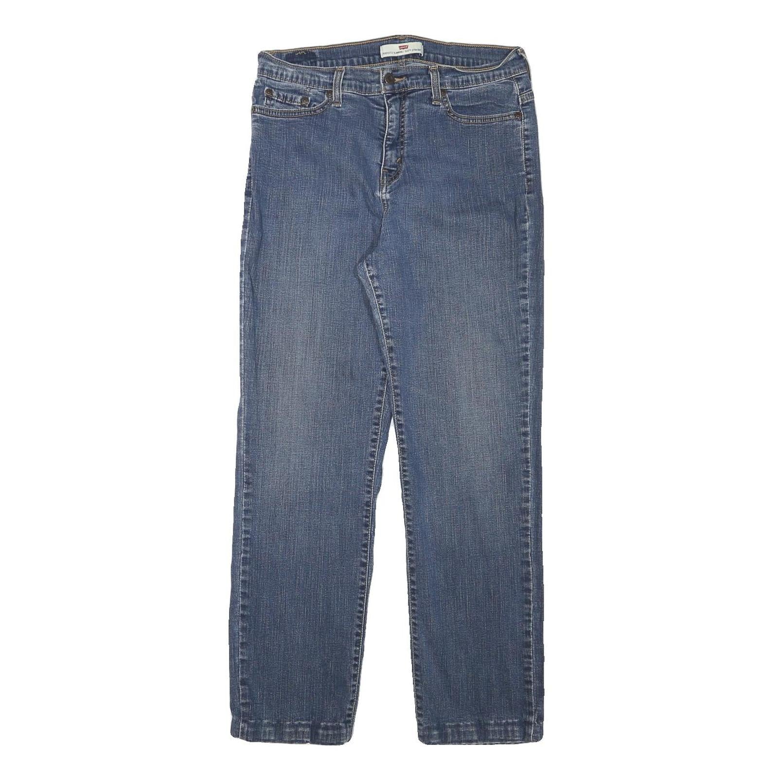 LEVI'S 512 Mens Jeans Blue Slim Straight Denim Medium W30 L28 Slim Fit Zip Refurbished - N/A refurbished available on Cerqular