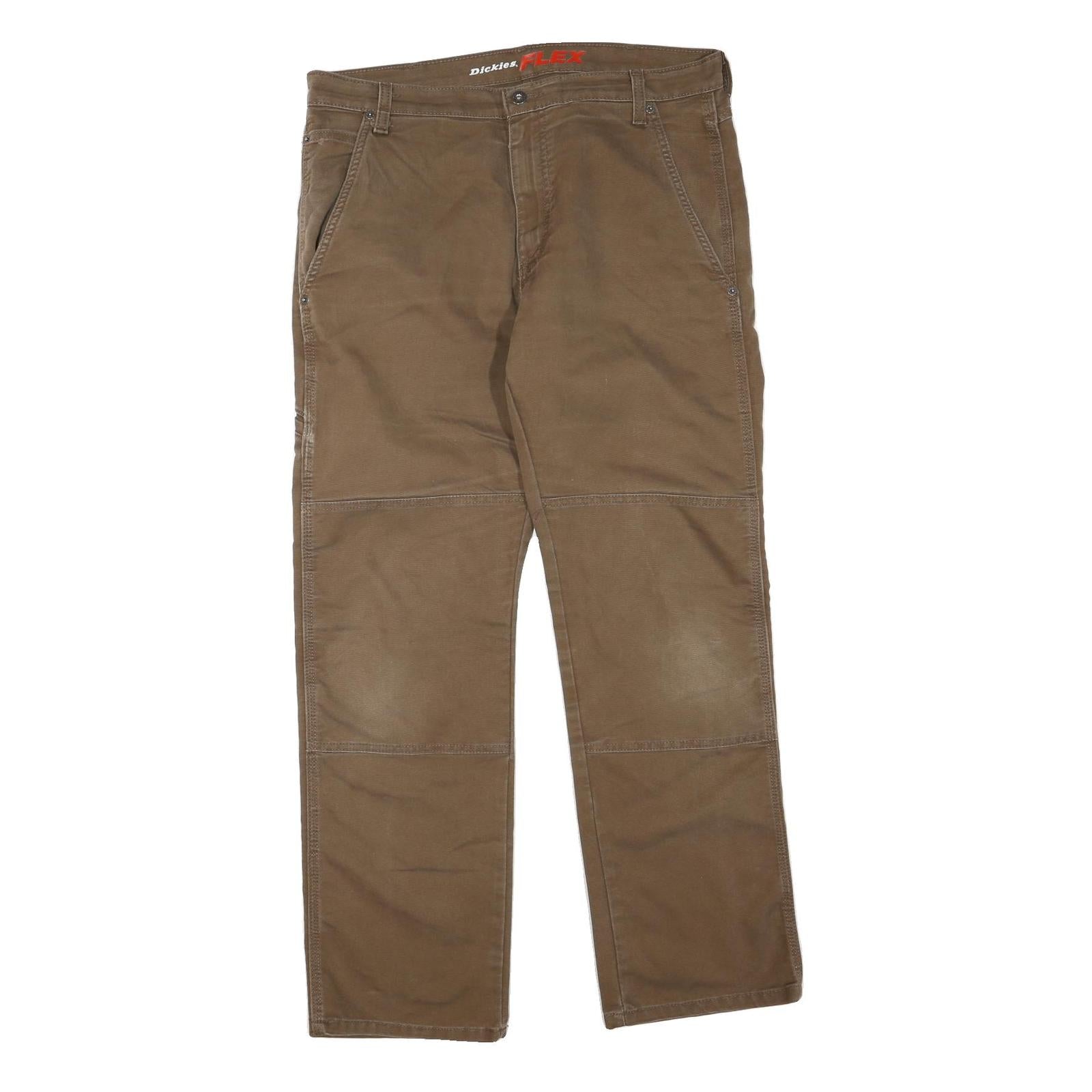 Buy DICKIES Mens Cotton Blend Brown Regular Straight Trousers W36 L30 Workwear Refurbished - $42.89 DICKIES Mens Cotton Blend Brown Regular Straight Trousers W36 L30 Workwear Refurbished - N/A refurbished available on Cerqular