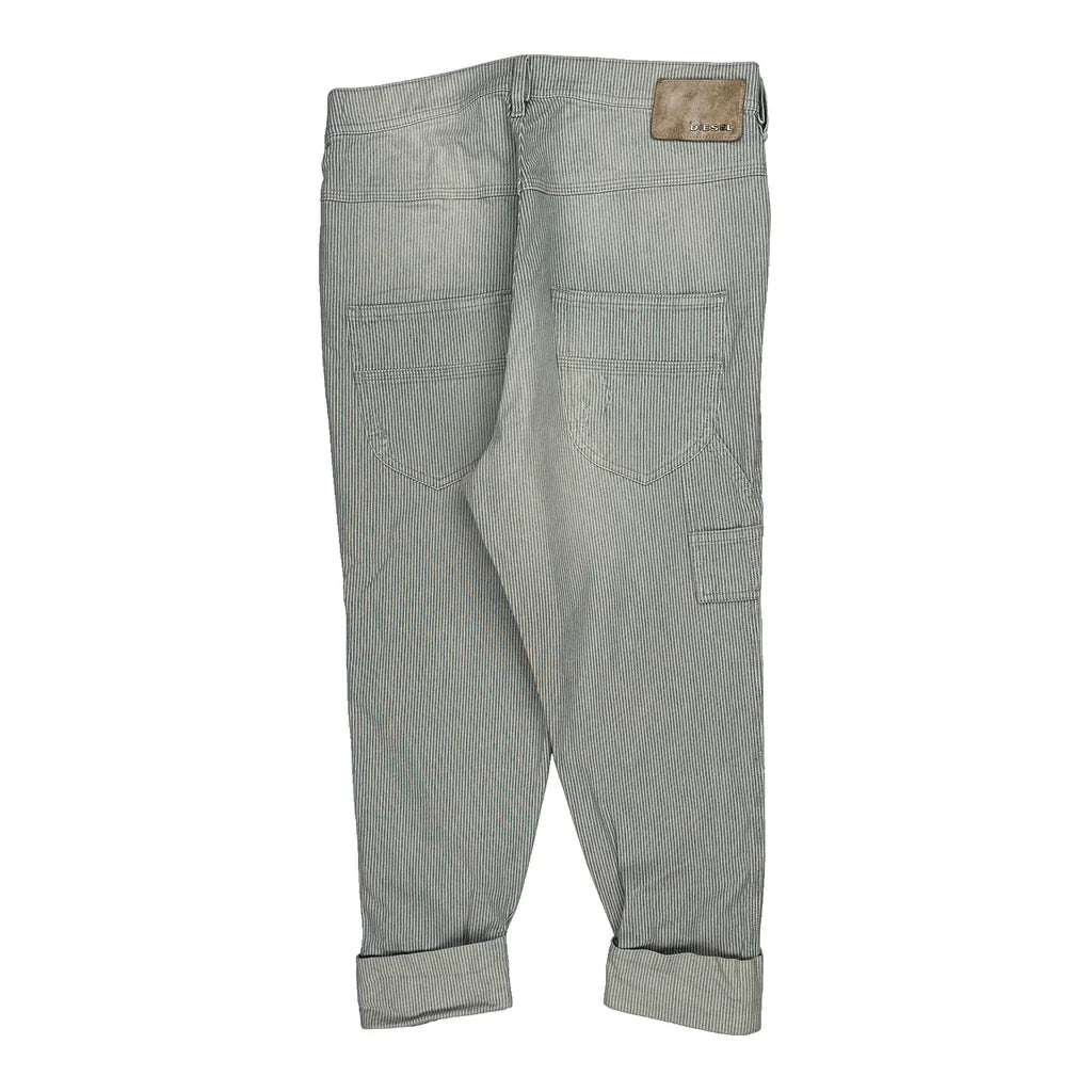 Buy Diesel Tintsie Striped Jeans - 30W 27L Grey Cotton Refurbished - $62.97 Diesel Tintsie Striped Jeans - 30W 27L Grey Cotton Refurbished - Thrifted (note: this is a term often used to describe second- refurbished available on Cerqular