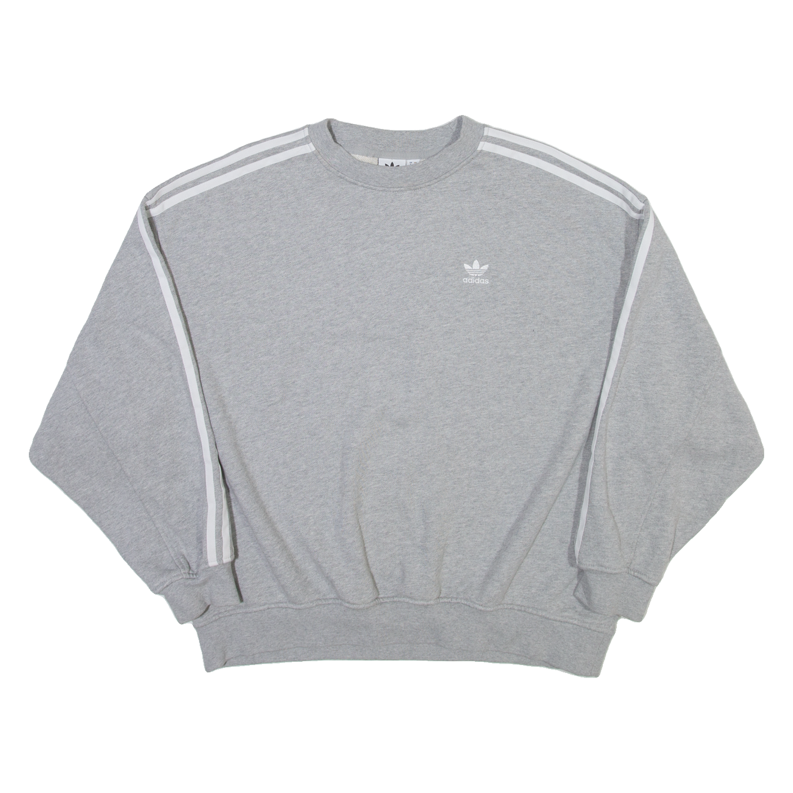 ADIDAS ORIGINALS Womens Sweatshirt Grey UK 8 Refurbished - N/A refurbished available on Cerqular
