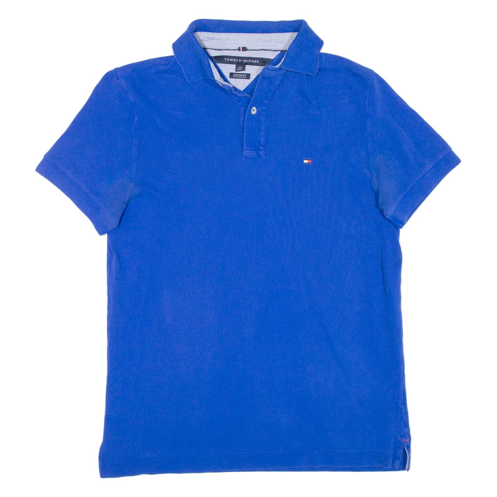 TOMMY HILFIGER Custom Fit Mens Polo Shirt Blue S Refurbished - N/A refurbished available on Cerqular