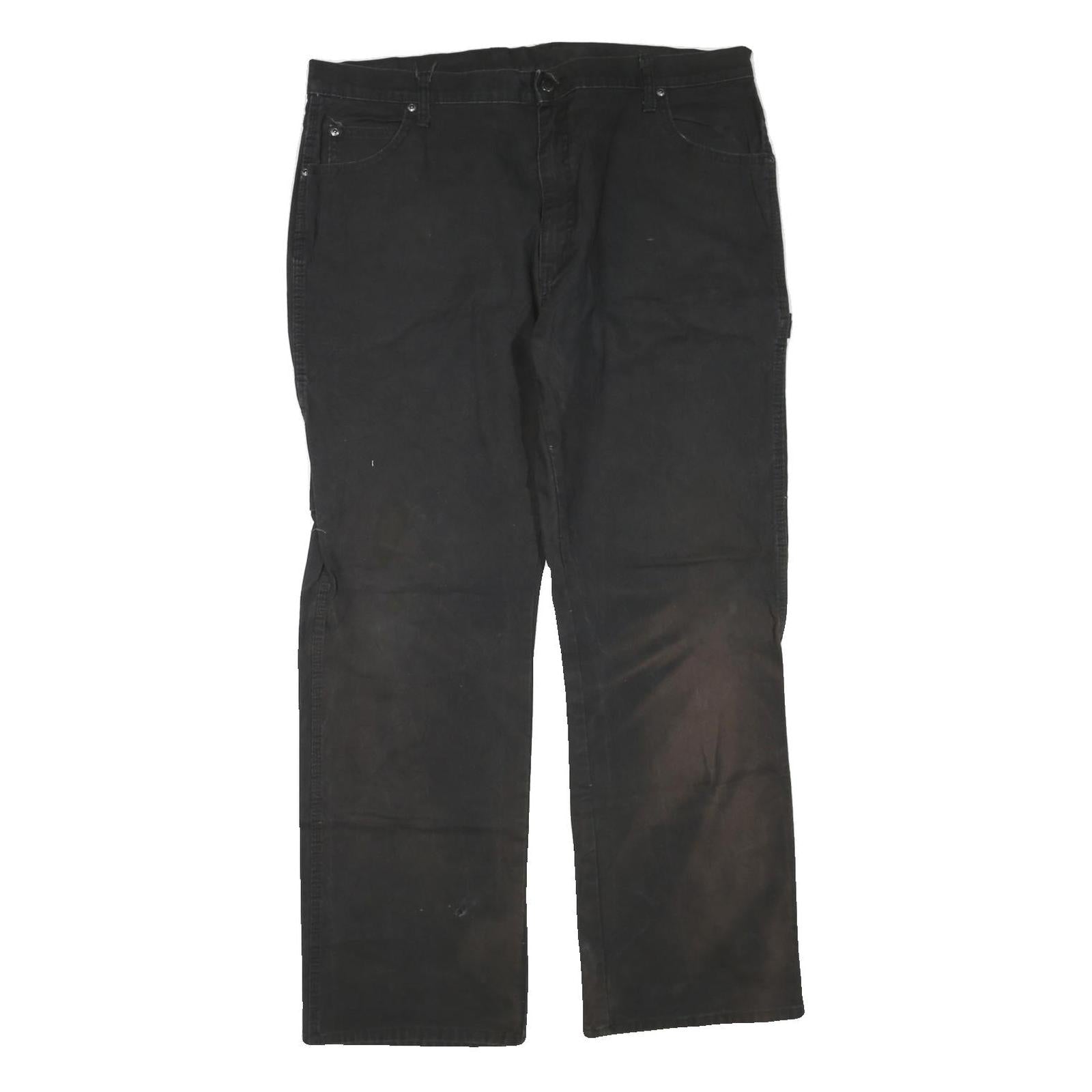 DICKIES Mens Black Regular Straight Denim W40 L32 Workwear Zip Closure Jeans Refurbished - N/A refurbished available on Cerqular